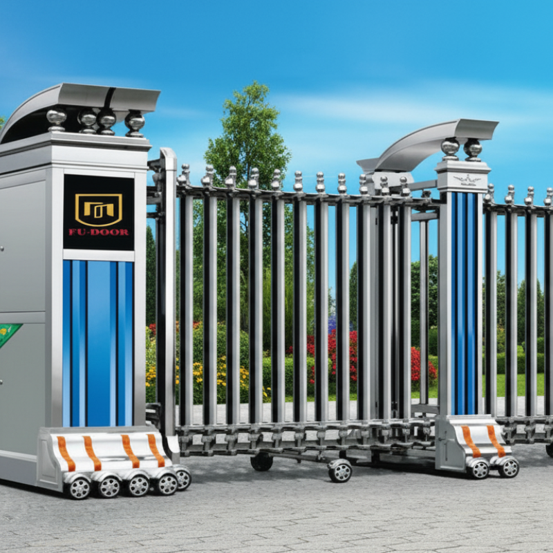 Cổng Xếp Tự Động 06A1 | Thiết Bị Kiểm Soát Ra Vào- Megatech